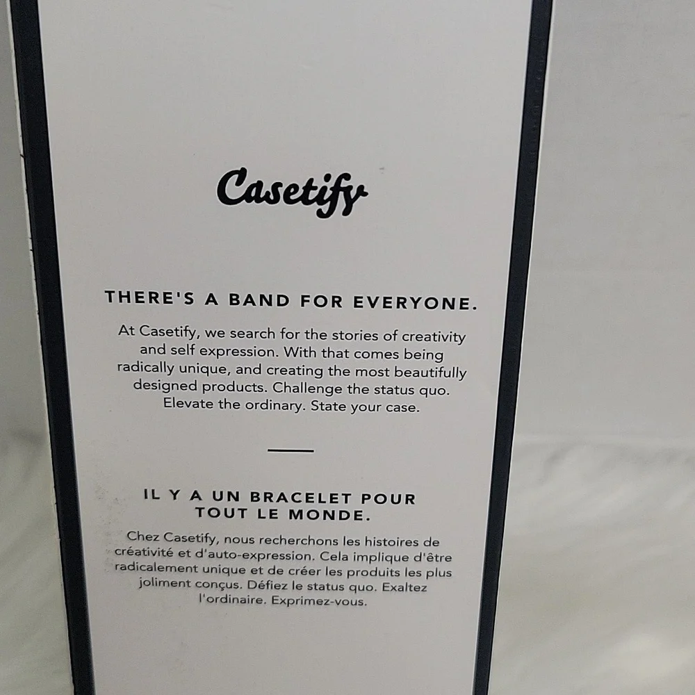 CASETIFY Bracelet Apple Watch‎ Band with Cat Theme Pattern Series 1-4 NWOT
